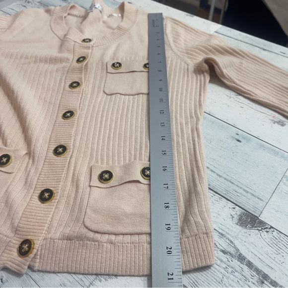 CAbi Blush Pink Cashmere Blend Cardigan Style 494 Small - Picture 10 of 10